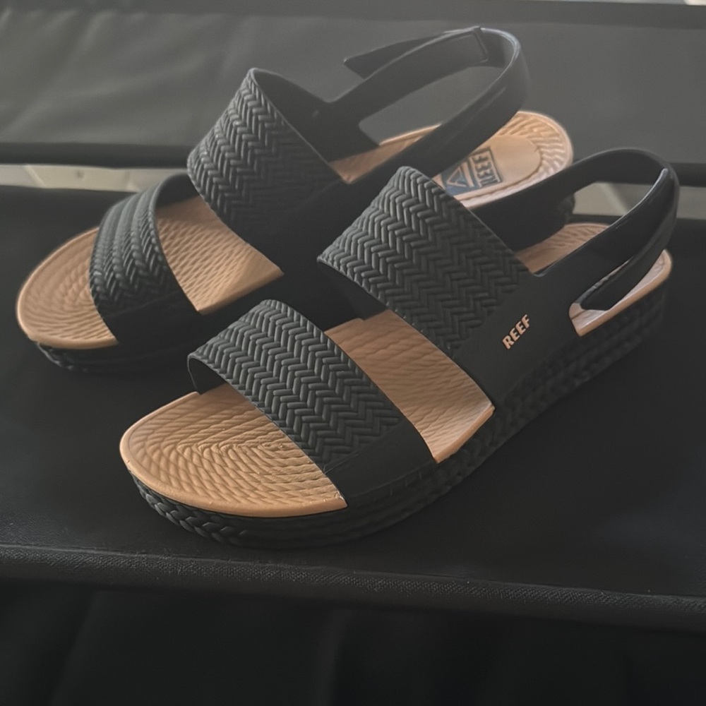 Reef water vista Women's Black & tan Sandals 11